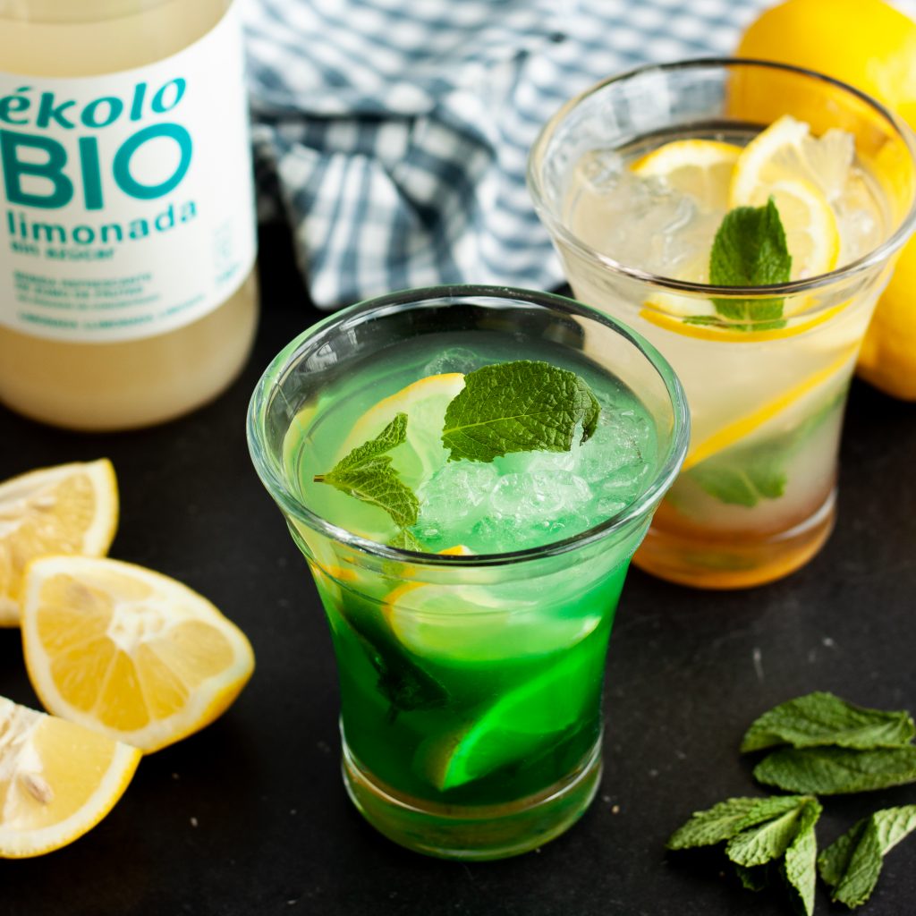 cocktail sin alcohol limon y menta